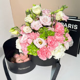 Belgian Chocolate Covered Strawberries and Flower Arrangement