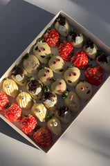 "Monster" Belgian White Chocolate Covered Strawberries