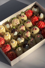 "Monster" Belgian White Chocolate Covered Strawberries