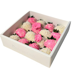 "Glow" Belgian Chocolate Covered Strawberries