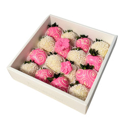 "Glow" Belgian Chocolate Covered Strawberries