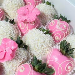 "Glow" Belgian Chocolate Covered Strawberries