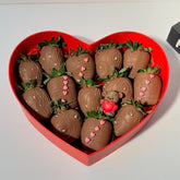 "Red Love" Milk Belgian Chocolate Covered Strawberries