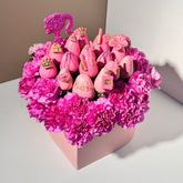 "Barbie" White Belgian Chocolate Covered Strawberries