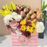 'Bloom" Belgian Chocolate Covered Strawberries