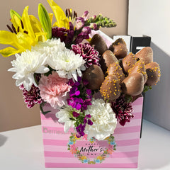 'Bloom" Belgian Chocolate Covered Strawberries