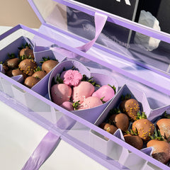 'MOM" Belgian Chocolate Covered Strawberries