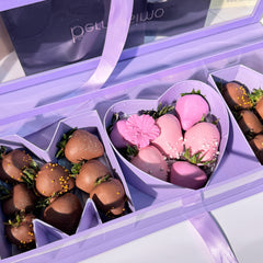 'MOM" Belgian Chocolate Covered Strawberries