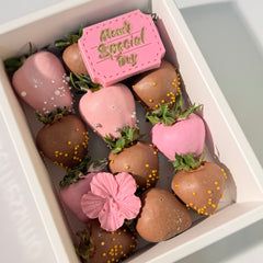 "MOM's Special Day" Belgian Chocolate Covered Strawberries
