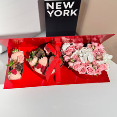 'I lOVE U" Belgian Chocolate Covered Strawberries