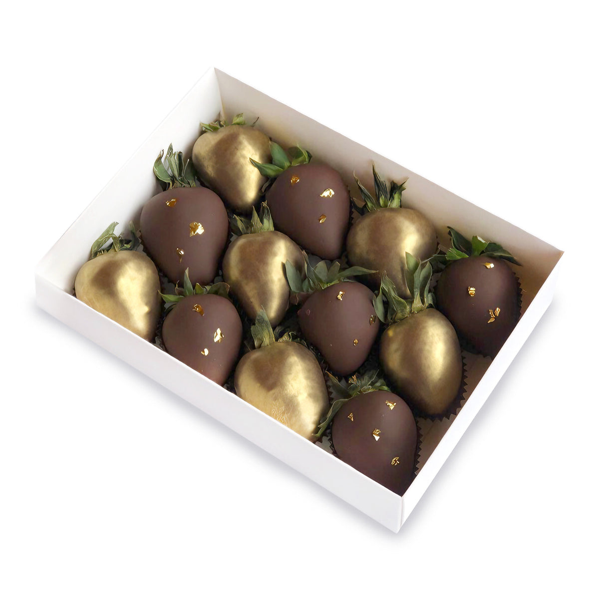 "Golden Berries" Premium Belgian Chocolate Covered Strawberries