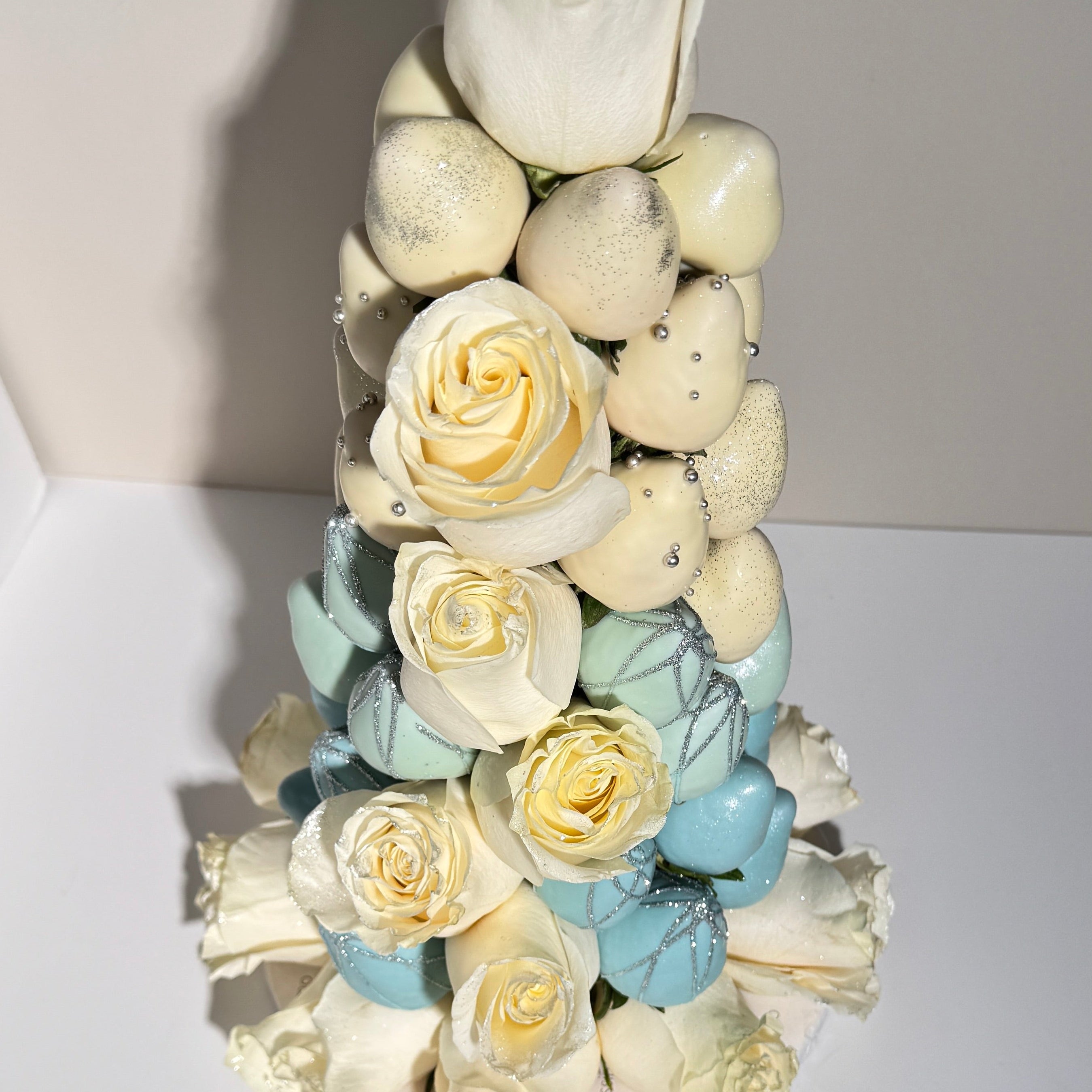 "Ivy" Belgian Chocolate Covered Strawberry Tower