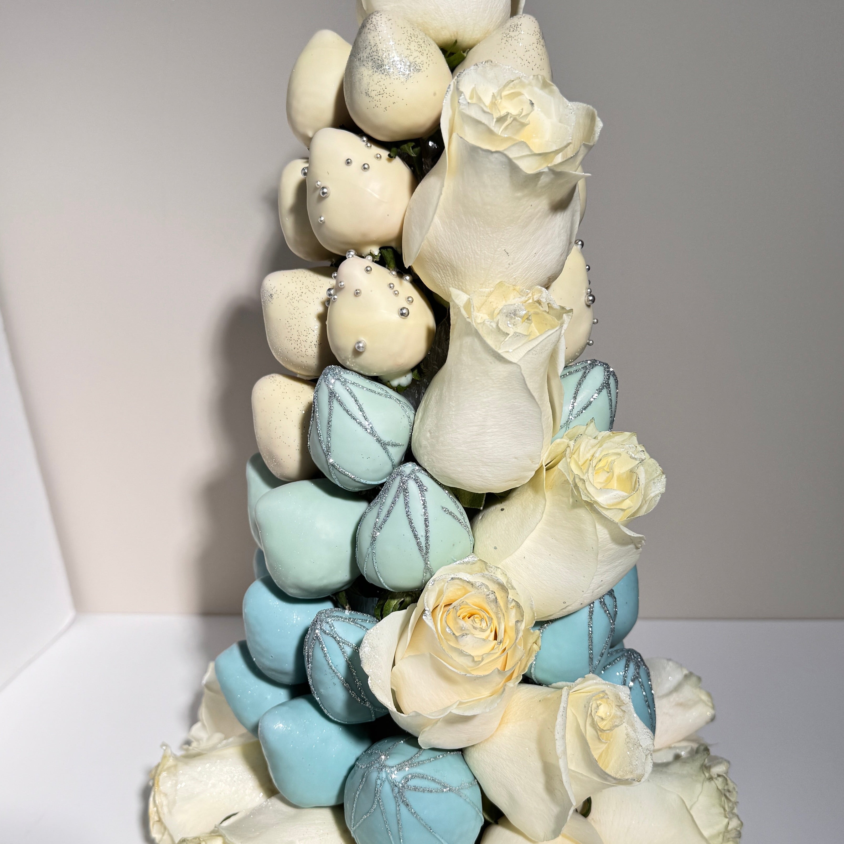 "Ivy" Belgian Chocolate Covered Strawberry Tower