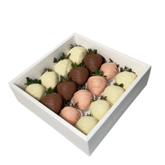 "Trio" Premium Belgian Chocolate Covered Strawberries