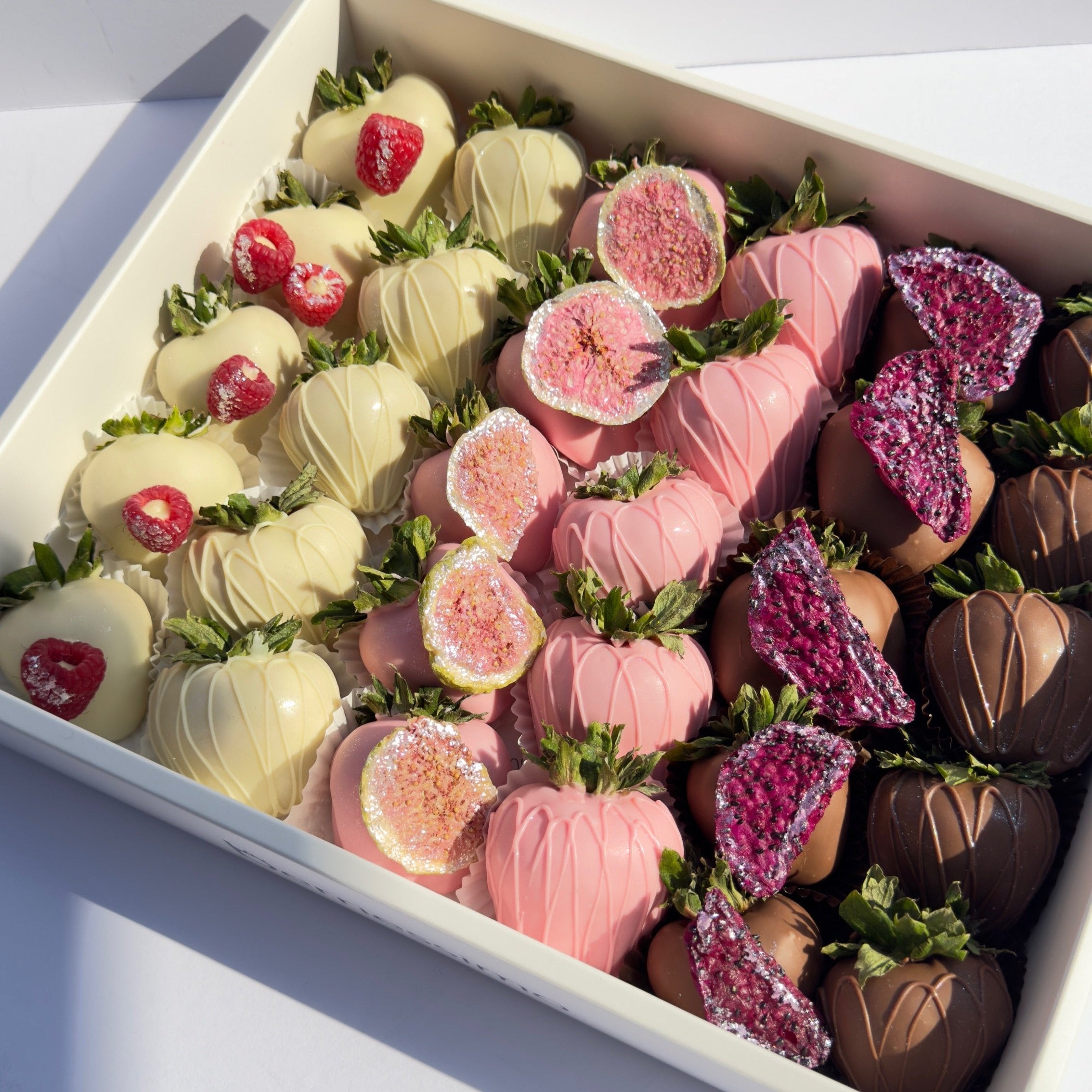 "Divine" Belgian Chocolate Covered Strawberries