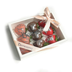 "Shimmer" Premium Belgian Chocolate Covered Strawberries