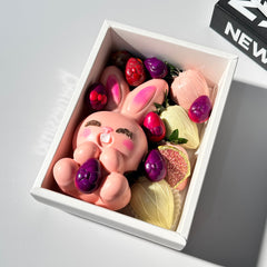 "Easter Bunny " Belgian Chocolate with Crunchy Puffed Rice