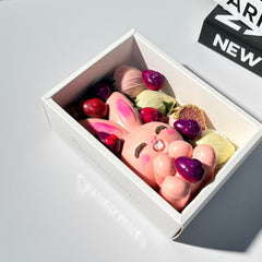 "Easter Bunny " Belgian Chocolate with Crunchy Puffed Rice