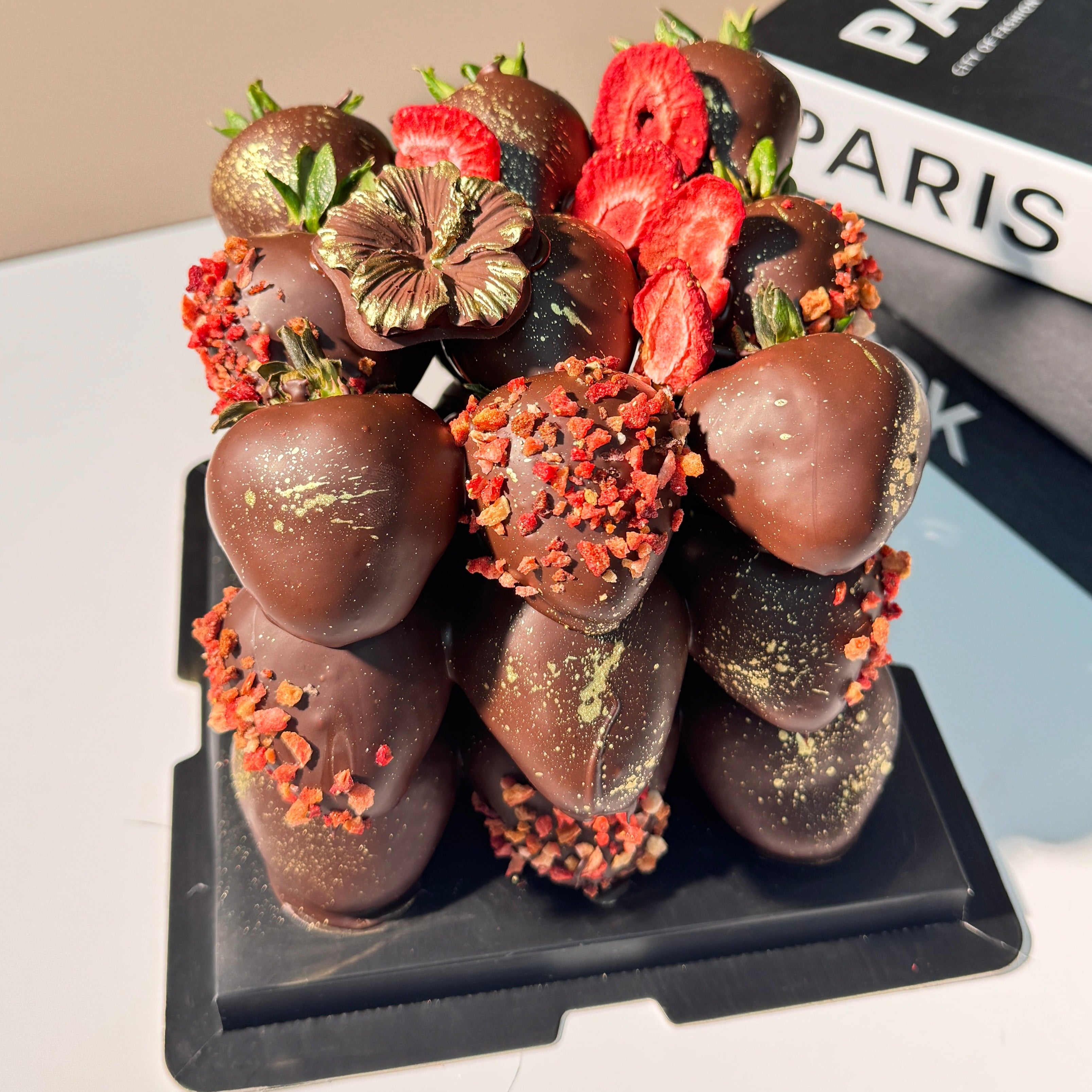 Chocolate Covered Strawberry Cake