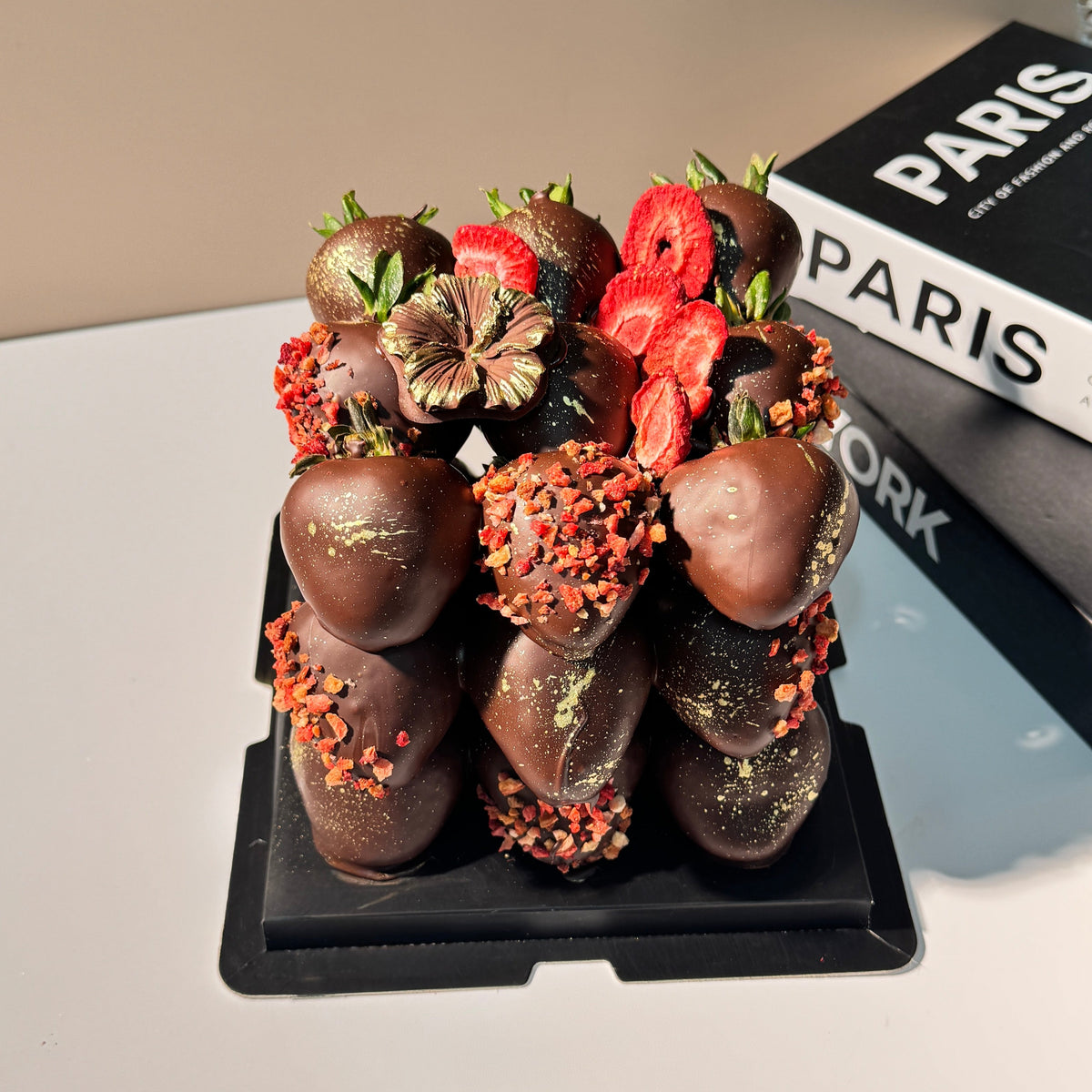 Chocolate Covered Strawberry Cake