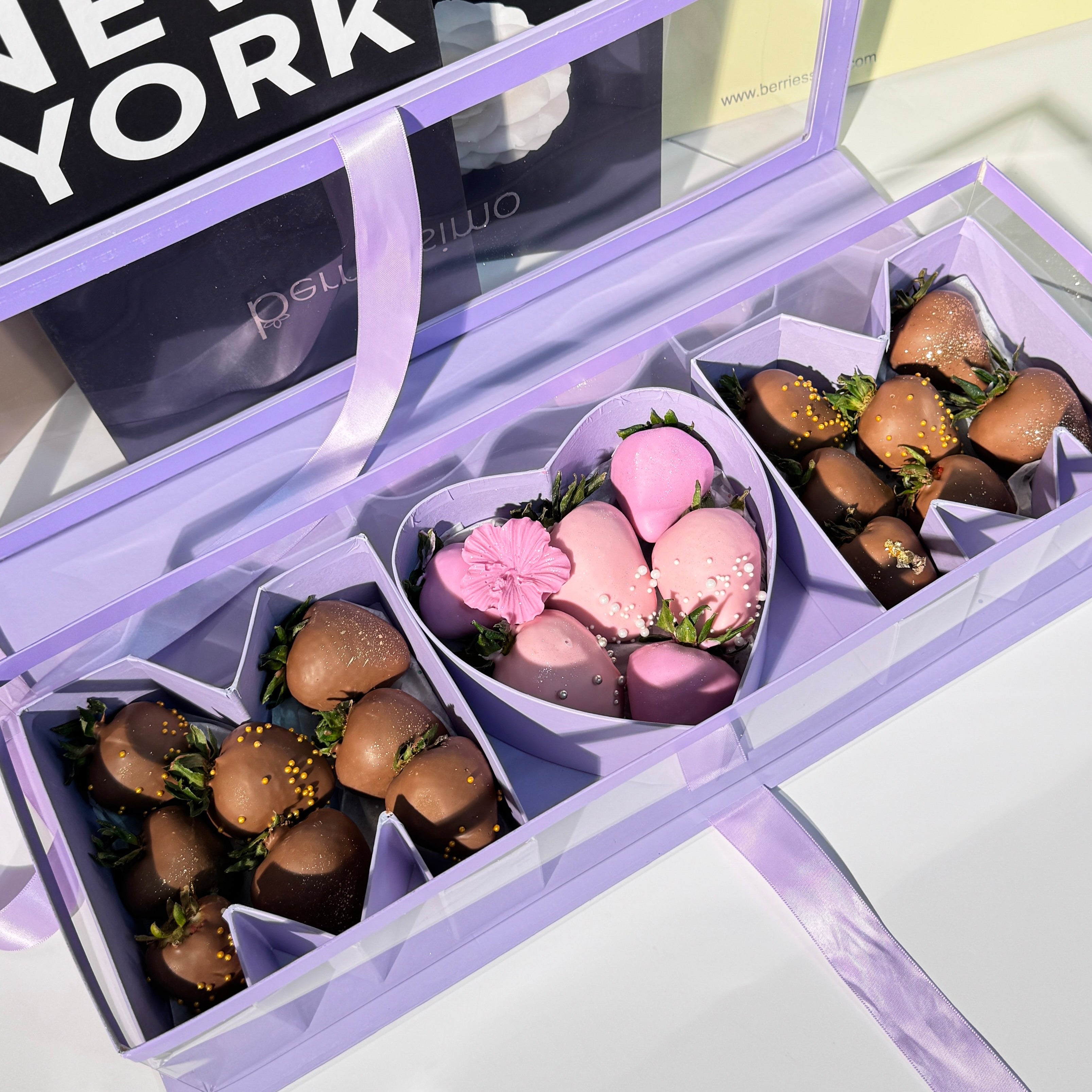 'MOM" Belgian Chocolate Covered Strawberries
