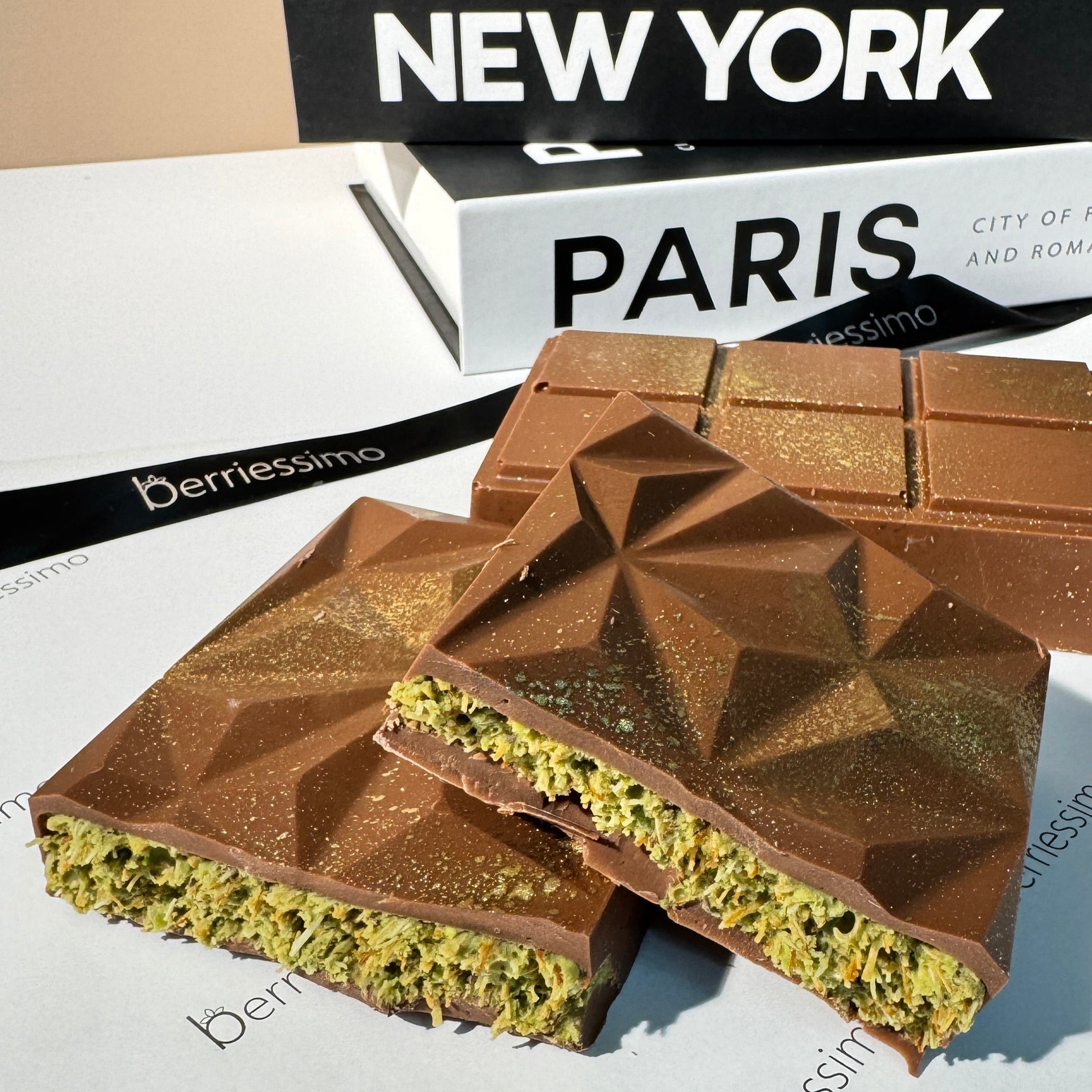 Viral Dubai Knafeh Pistachio Chocolate Bars | Luxury Dessert Gift