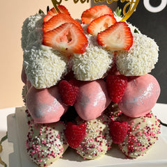 Chocolate Covered Strawberry Cake